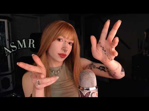 ASMR Hand Movements & Mouth Sounds | Whispering