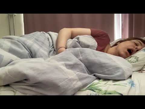 Asmr sleeping snoring girl