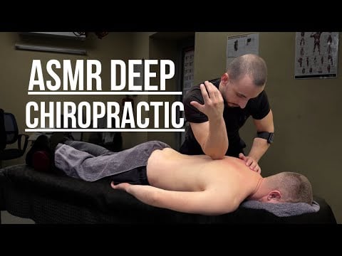 Deep ASMR MASSAGE | Chiropractic | Back Massage