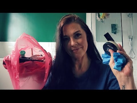 ASMR- Discarding/Destroying Old Makeup (Pt. 2) w/Gloves