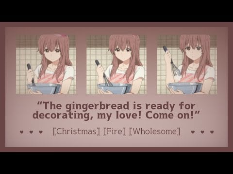 Decorating gingerbread with your girlfriend [ASMR Girlfriend RP F4A] [Christmas] [Fire] [Wholesome]
