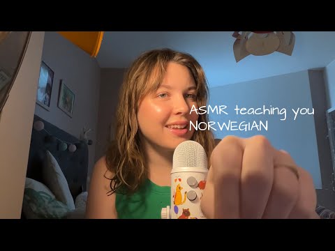 ASMR teaching you norwegian 🇳🇴