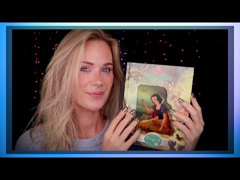 ASMR 😴 SNOW WHITE 📖 STORY TELLING BOOK READING (ear to ear)