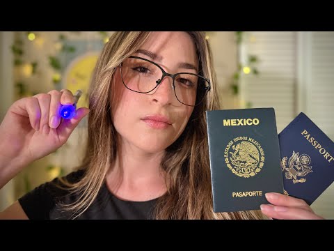 ASMR Español Roleplay ✈️  Chequeo de Seguridad de Cuerpo Completo, Revisión de Equipaje 🧳