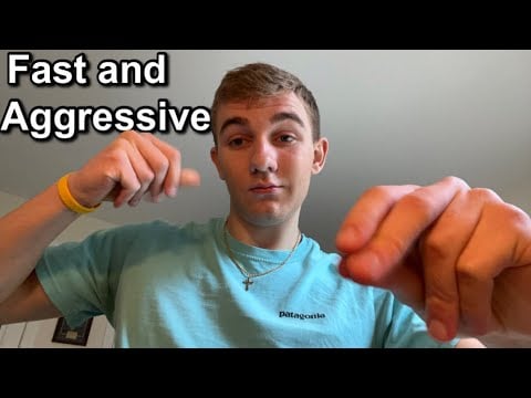 Asmr fast and aggressive hand sounds and tapping lofi asmr