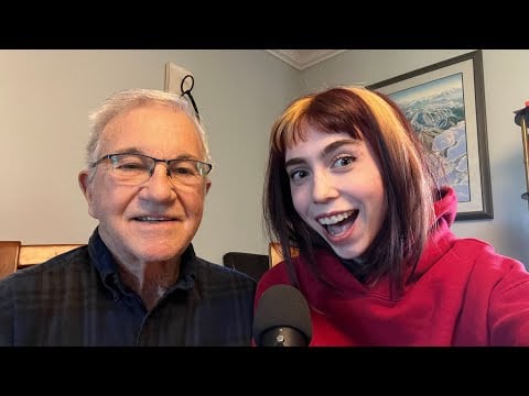 ASMR grandfather giving you the scoop