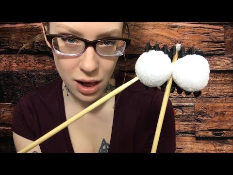 ASMR Binaural Chopstick Triggers | NO TALKING