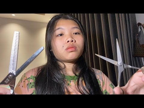 ASMR Việt Nam 𝒓𝒖𝒅𝒆 𝒓𝒐𝒍𝒆𝒑𝒍𝒂𝒚 - Bà thợ cắt tóc cau có (cắt tóc 💇🏻‍♀️, gội đầu💆🏻‍♀️)