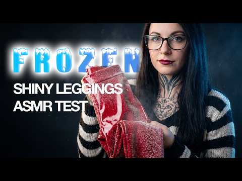 What Happens When You Freeze a pair of Shiny Leggings? (ASMR experiment)