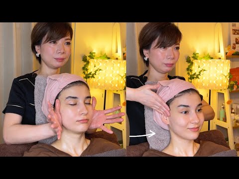 ASMR I got Premium Chair Facial in 2022, Japan*Last video of 2022