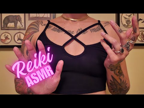 Reiki ASMR l finger fluttering l hand movements l hypnotic l lofi l tingles