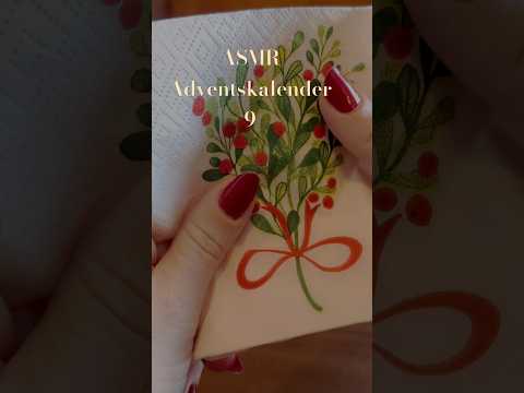ASMR Adventskalender 9 🎄💕 #cracklesounds #asmr #christmas MajeASMR