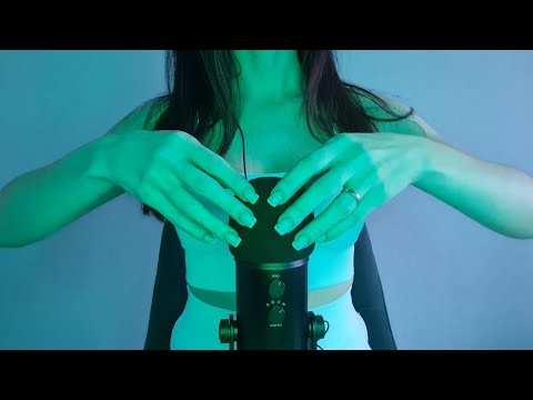 ASMR - FAST and AGGRESSIVE MIC COVER PUMPING, SWIRLING, Rubbing with ITA/ENG Soft Spoken 😍