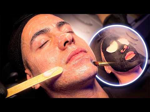 ASMR LIMPEZA DE PELE REAL COMPLETA (Extração + Sons Relaxantes)