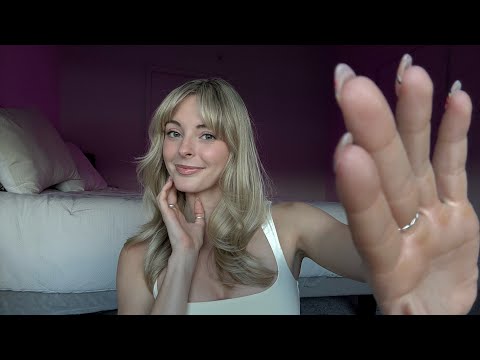 ASMR Classic Hand Movements & Mouth Sounds Up Close to the Camera 