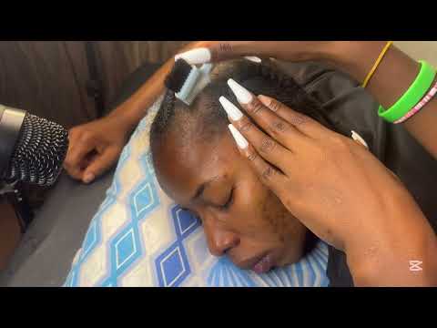 ASMR AGGRESSIVE INTENSE SCALP SCRATCHING AND MASSAGE, EAR CLEANING MASSAGE WITH GUM CHEWING
