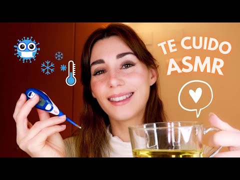 ASMR 🧡 TE CUIDO CUANDO ESTÁS ENFERMO 🫖🤒 Roleplay en ESPAÑOL