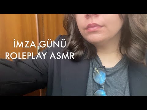 Yazar İmza Günü Roleplay ASMR (Türkçe ASMR) Fısıltı