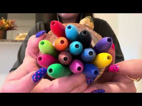 ASMR pick a pen game!