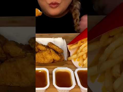 McDonald’s Crispy Chicken Nuggets #shorts #asmr