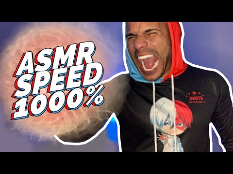 not only FASTEST ASMR EVER but it SPEEDS UP every 30 seconds!