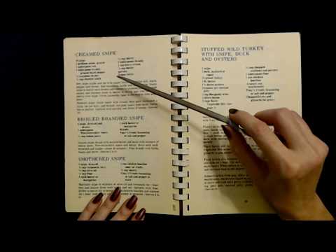 ASMR | Reading Wild Game Recipes (Whisper)