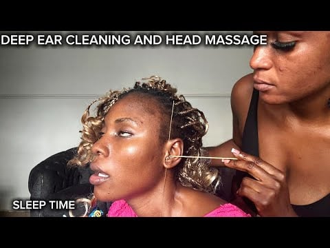Best ASMR for SleepAggressive Ear Cleaning, HairPlay, Mouth Sounds, Head & Shoulder Massage