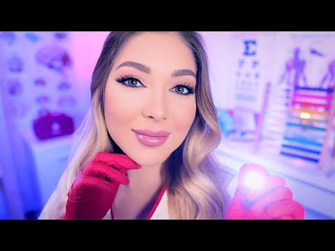 ASMR You Flirt With Your Shy Nurse 😳 (Medical Role Play, Cranial Nerve Exam)