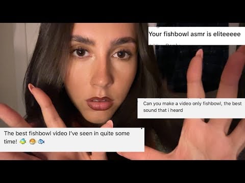 ASMR- Fishbowl effect 🎣 lotsss of inaudible whispers & irish accent rambling 🫶🏻