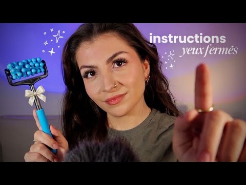 ASMR | Suis mes instructions (yeux fermés)