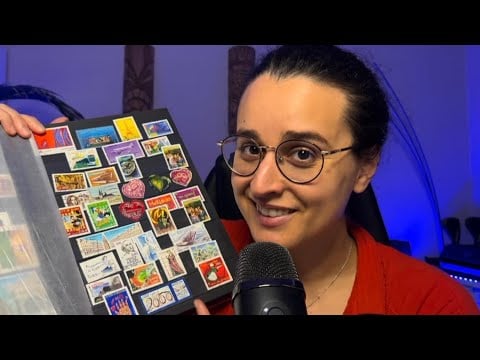 ASMR | MA COLLECTION DE TIMBRES ! ✉️