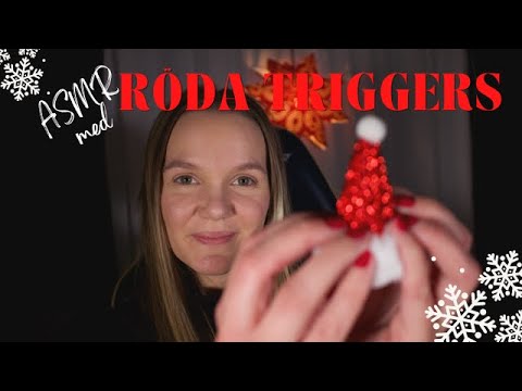 Matildas ASMR Julkalender (Lucka 12) - 🔴RÖDA TRIGGERS 🔴