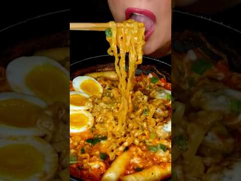 EXTRA SPICY BULDAK RAMEN #korean #asmr #food