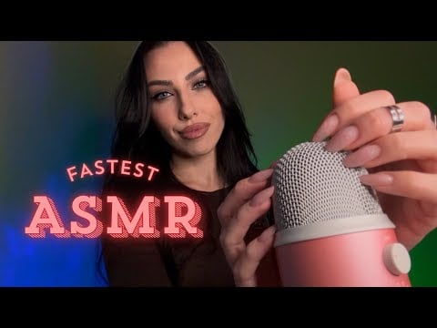 FASTEST ASMR 🏎️💨 SPIT PAINTING, BODY TRIGGERS, MOUTH SOUNDS FOLLOW MY INSTRUCTIONS & MORE!!