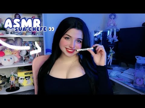 ASMR MAS SUA CHEFE TEM INTERESSE EM VOCÊ ❤️✨