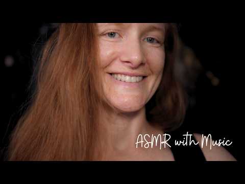 For DEEP SLEEP 😴 ASMR with music *layered sounds* hair brushing and scalp massage