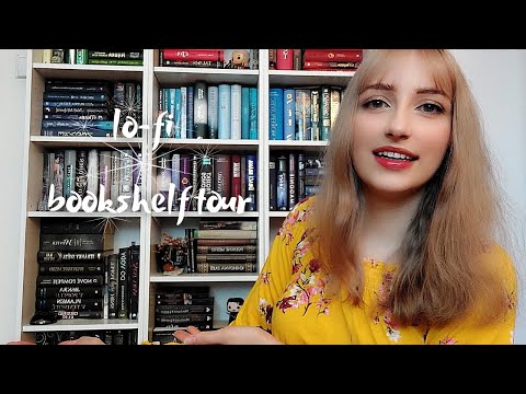 ASMR│lo-fi bookshelf tour 📚