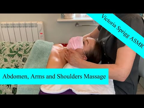 ASMR Aromatherapy Abdomen, Arms & Shoulders Massage with Victoria and Jodi | 3 of 4