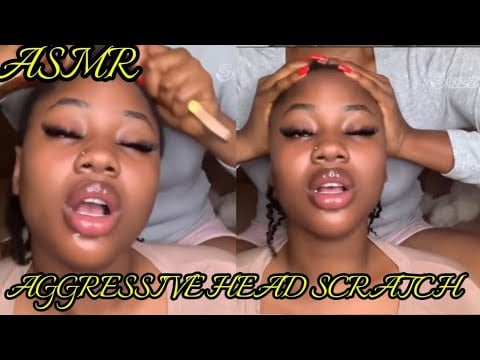 ASMR💫 AGGRESSIVE HEAD SCARTCH 