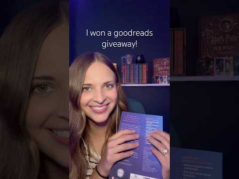 I Won a Goodreads Giveaway! 📚✨ ASMR #shorts