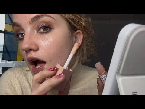 personal attention ASMR i do our makeup 💖 (story times & getting ready to go to salem 💫)