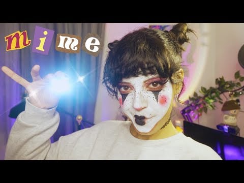 The Mime Doctor Will See You Now 👀🎩 (No Speaking Eye Test) | ASMR