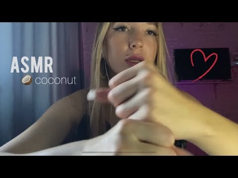 🥥 Быстрый ASMR COCONUT RAIN | КОКОСОВЫЙ ДОЖДЬ с триггерами + ветрозащита