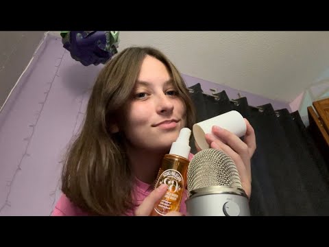 ASMR Whisper/Soft Spoken Ramble and Random Triggers!