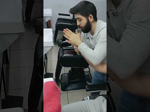 ASMR BARBER SHOP CHEST RELAXATION SLEEP MASSAGE #shorts  #asmr #massage #chest #relaxing #shortvideo