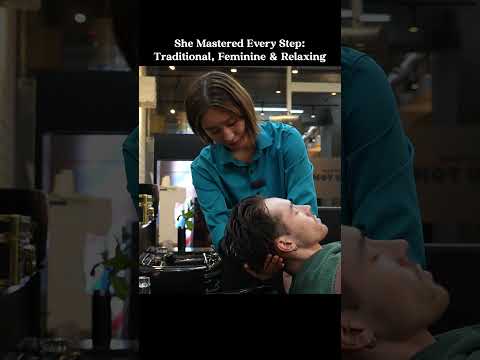 💈(ASMR) Why This Japanese Lady Barber’s Full Service Is a MUST-SEE
