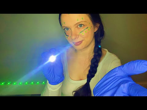 ASMR ALIEN 👽 FULL BODY EXAM (Cranial Nerve Exam + Eye Exam)