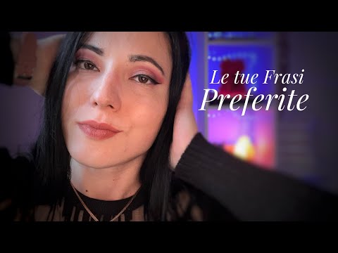 ASMR ✨ TI RIPETO FRASI RILASSANTI MENTRE TI ACCAREZZO IL VISO ✨