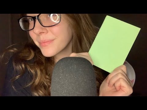 ASMR Tapping On A Green Notebook | No Talking
