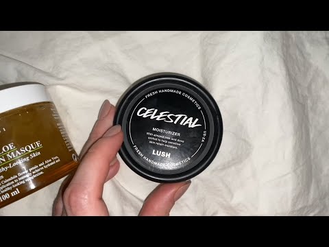 ASMR Skin Care Routine 💧 Lo-Fi Whispers + Gum